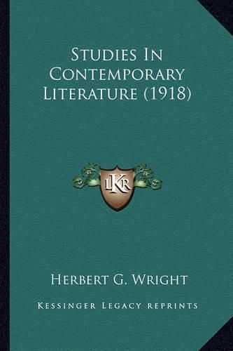 Studies in Contemporary Literature (1918) Studies in Contemporary Literature (1918)