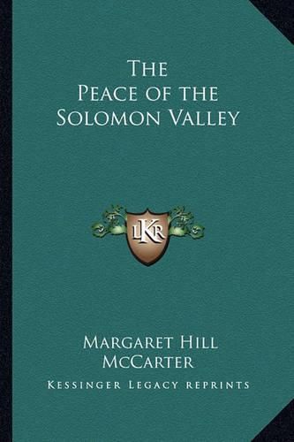 Cover image for The Peace of the Solomon Valley