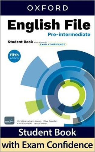Cover image for English File fifth edition Pre-Intermediate Student Book with access to Exam Confidence