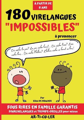 Cover image for 180 virelangues impossibles a prononcer
