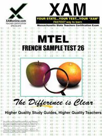 Cover image for MTEL French Sample Test 26: teacher certification exam