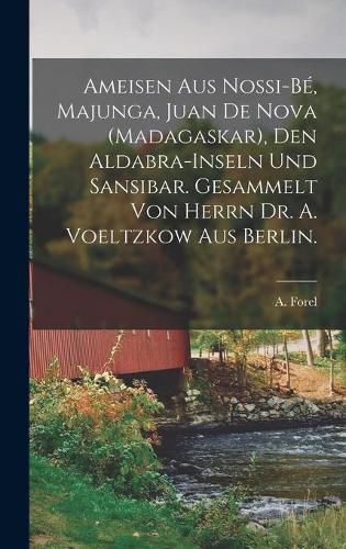 Ameisen Aus Nossi-Be, Majunga, Juan De Nova (Madagaskar), Den Aldabra-Inseln Und Sansibar. Gesammelt Von Herrn Dr. A. Voeltzkow Aus Berlin.