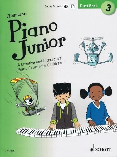 Cover image for Piano Junior: Duet Book 3 Vol. 3