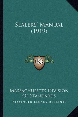 Cover image for Sealers' Manual (1919)