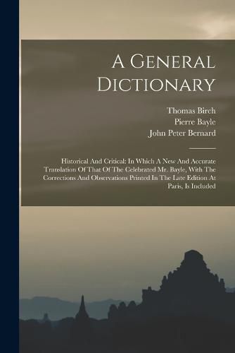 Cover image for A General Dictionary