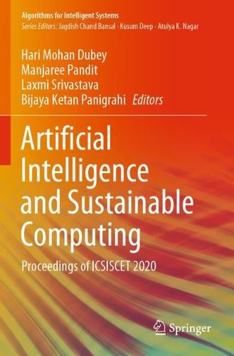Cover image for Artificial Intelligence and Sustainable Computing: Proceedings of ICSISCET 2020
