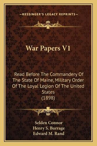 Cover image for War Papers V1