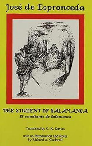 Cover image for Jose de Espronceda: The Student of Salamanca