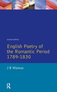 Cover image for English Poetry of the Romantic Period 1789-1830