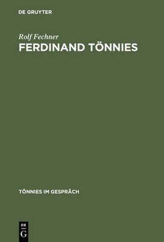 Cover image for Ferdinand Toennies: Werkverzeichnis