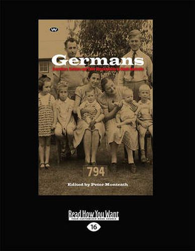 Cover image for Germans: Travellers, Settlers and Their Descendants in South Australia