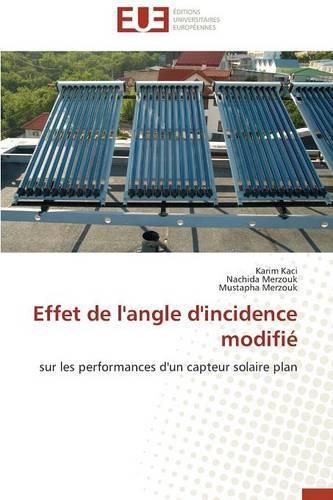 Cover image for Effet de l'Angle d'Incidence Modifi 