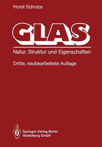 Cover image for Glas: Natur, Struktur und Eigenschaften