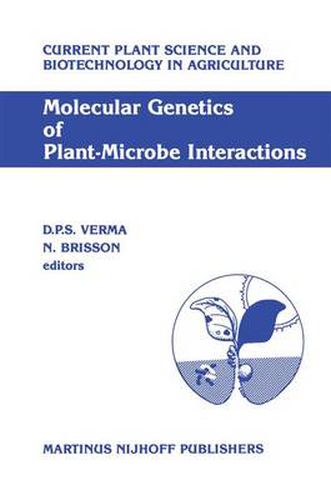 Cover image for Molecular Genetics of Plant-Microbe Interactions: Proceedings of the Third International Symposium on the Molecular Genetics of Plant-Microbe Associations, Montreal, Quebec, Canada, July 27-31, 1986