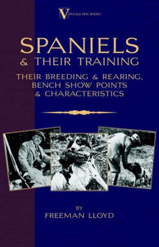 Cover image for Spaniels and Their Training - Their Breeding and Rearing, Bench Show Points and Characteristics (a Vintage Dog Books Breed Classic)