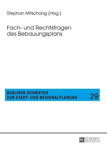 Cover image for Fach- Und Rechtsfragen Des Bebauungsplans