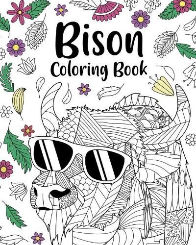 Cover image for Bison Coloring Book