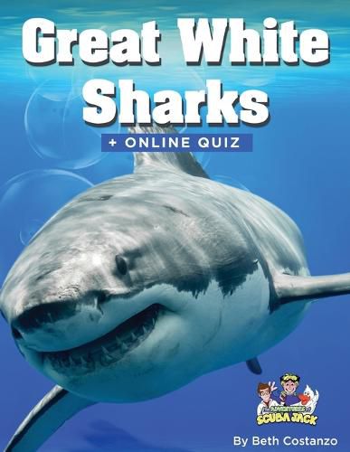 Cover image for Great White Shark Activity Book for ages 4-8 years of age