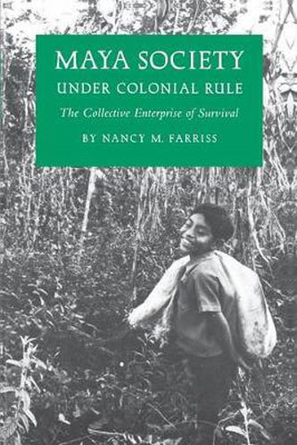 Cover image for Maya Society Under Colonial Rule: The Collective Enterprise of Survival