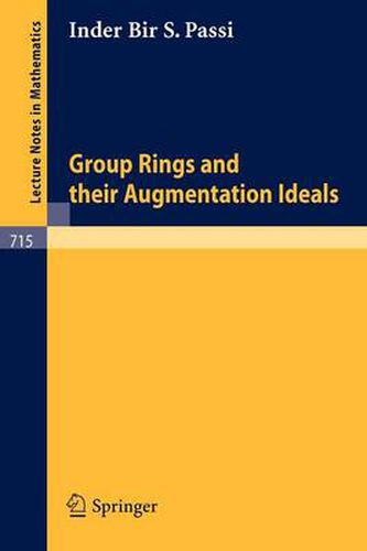 Cover image for Group Rings and Their Augmentation Ideals