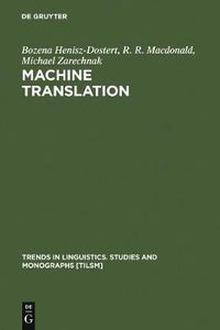 Cover image for Machine Translation