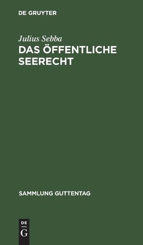 Cover image for Das OEffentliche Seerecht