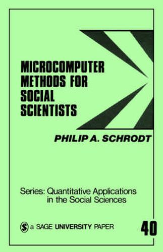 Cover image for Microcomputer Methods for Social Scientists