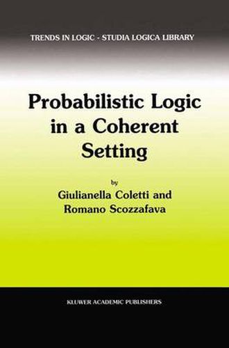 Cover image for Probabilistic Logic in a Coherent Setting
