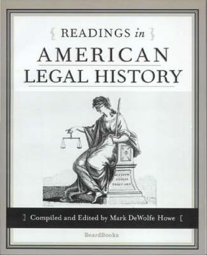 Cover image for Readings in American Legal History