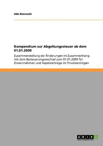 Cover image for Kompendium Zur Abgeltungssteuer AB Dem 01.01.2009
