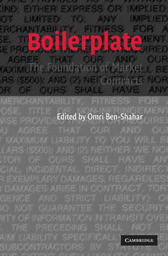Cover image for Boilerplate: The Foundation of Market Contracts
