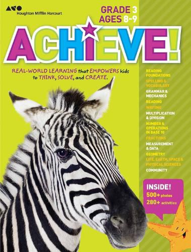 Cover image for Achieve! Grade 3: Think. Play. Achieve!