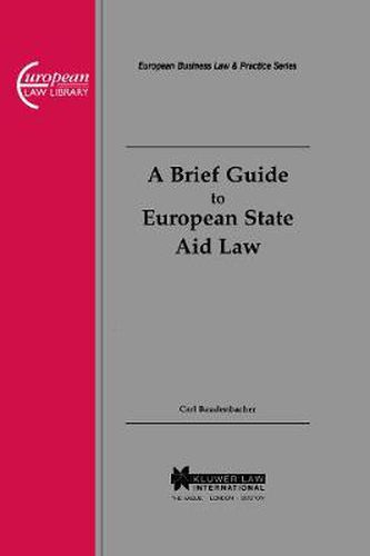 Cover image for A Brief Guide to European State Aid Law