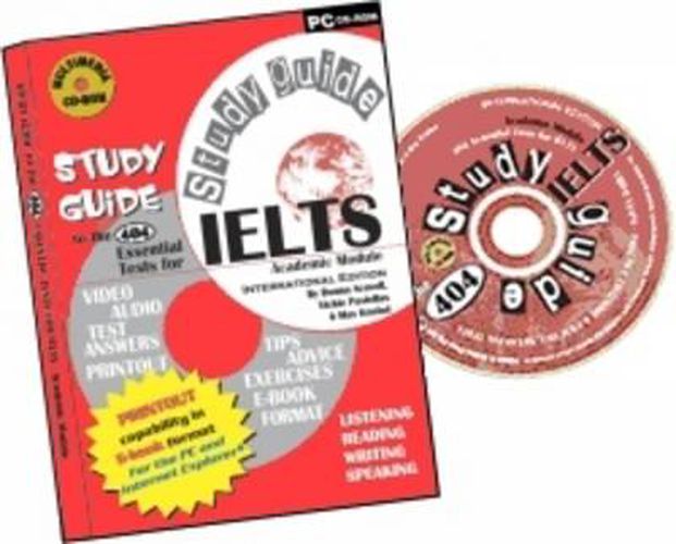 Cover image for 404 Essential Tests for IELTS  Study Guide - Academic CD-ROM