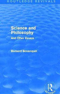 Cover image for Science and Philosophy: And Other Essays