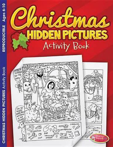 Cover image for Coloring/Activity Book 6-10 Christmas Hidden Pictures