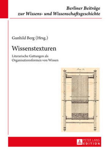 Cover image for Wissenstexturen: Literarische Gattungen ALS Organisationsformen Von Wissen