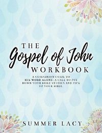 Cover image for The Gospel of John Workbook A Companion Guide to His Word Alone: A call to put down your Bible studies and pick up your Bible