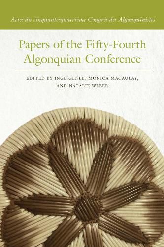 Cover image for Papers of the Fifty-Fourth Algonquian Conference =