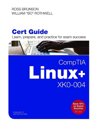 Cover image for CompTIA Linux+ XK0-004 Cert Guide