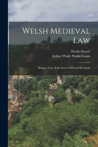 Cover image for Welsh Medieval Law