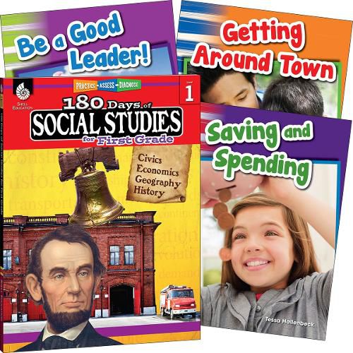 Cover image for Learn-at-Home: Social Studies Bundle Grade 1: 4-Book Set