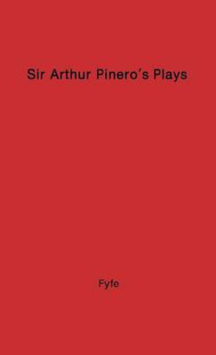 Cover image for Sir Arthur Pinero's Play and Players