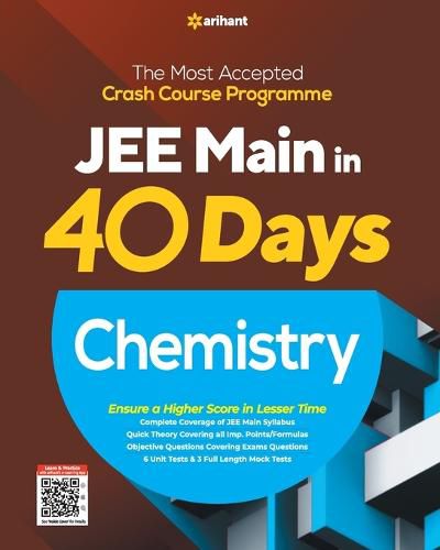 Cover image for 40 Days Crash Course for Jee Main Chemistry