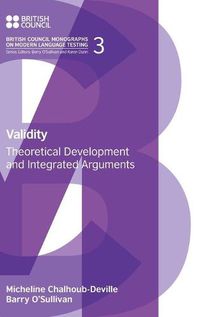 Cover image for Validity: Theoretical Development and Integrated Arguments