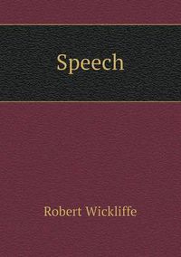 Cover image for Speech