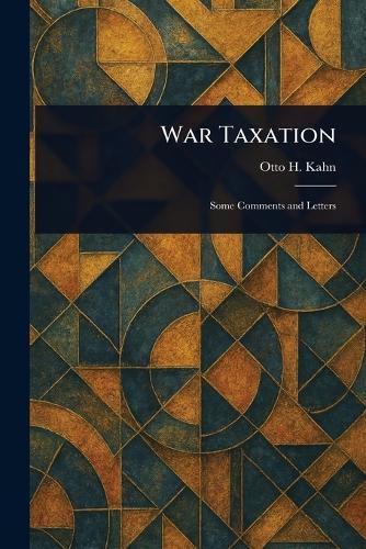Cover image for War Taxation