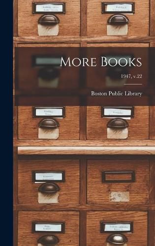 Cover image for More Books; 1947, v.22