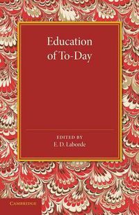 Cover image for Education of To-Day