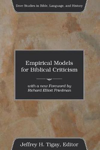 Cover image for Empirical Models for Biblical Criticism